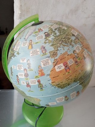 Globo terráqueo educativo