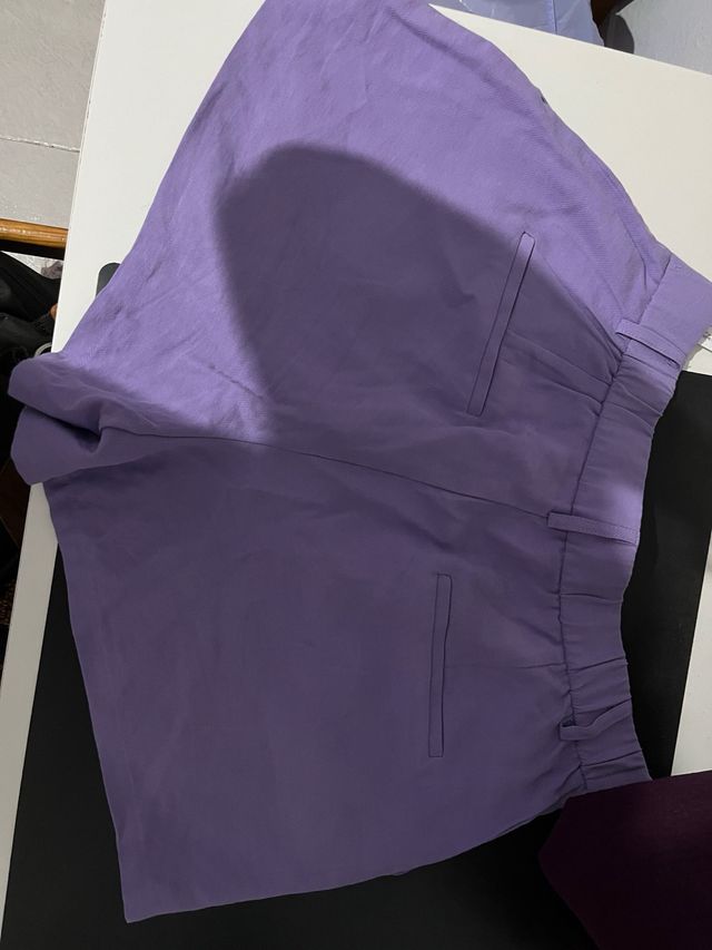 Bermudas Lila - Pantalones Cortos