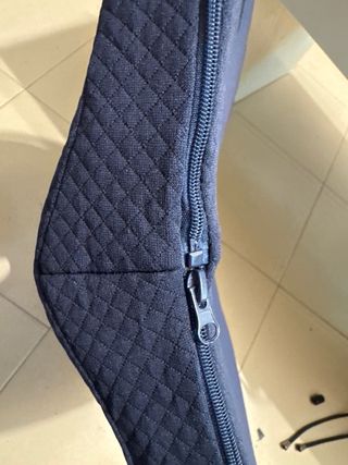 Cojín viscoelástico azul para asiento