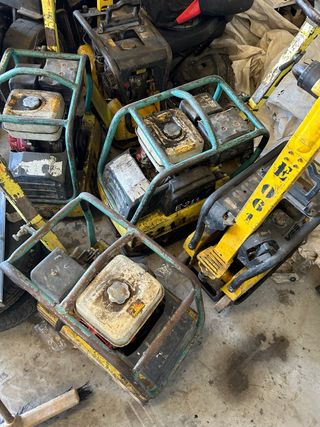 5 Planchas compactadoras Honda gx270