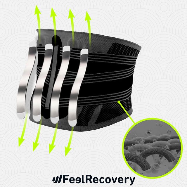 Faja lumbar FeelRecovery - Soporte espalda