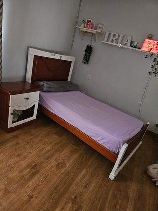 Habitacion  juvenil 105cm -madera maciza-