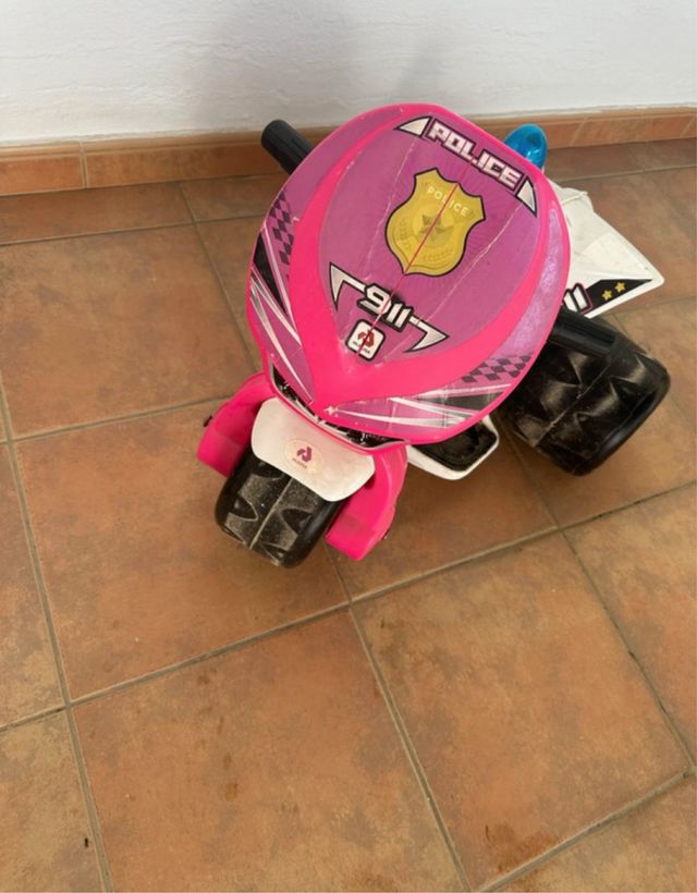 Moto eléctrica niña - Rosa 6V