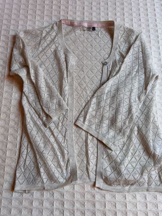 Jersey niña blanco, abierto