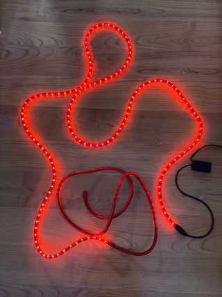 Luces LED rojas - Decoración
