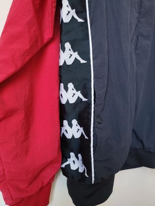 Kappa Vintage Windbreaker Track Jacket Embroidered