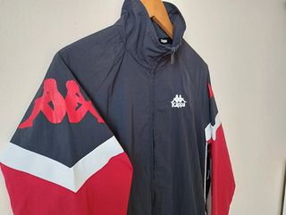 Kappa Vintage Windbreaker Track Jacket Embroidered