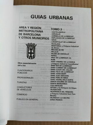 Guía urbana. Área metropolitana de Barcelona 3