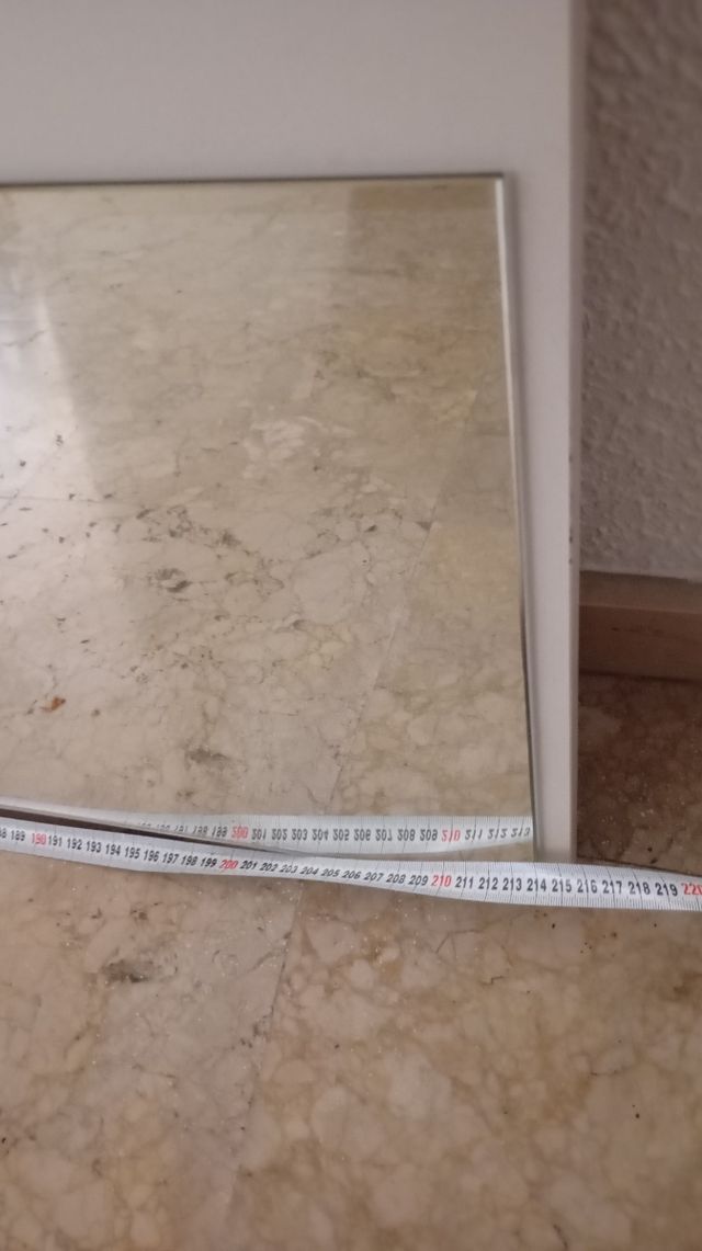 Espejo de puerta blanco - 