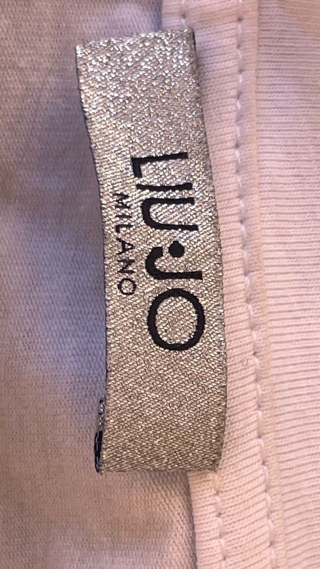 Camiseta Liu Jo blanca c/mangas leopardo