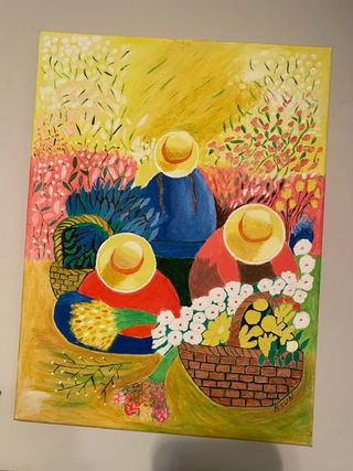Pintura acrílica - Flores