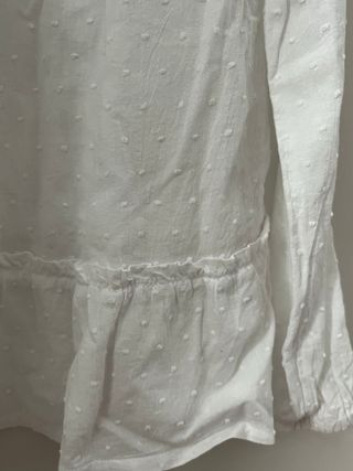 Blusa blanca niña - algodon