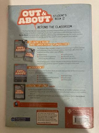 Libro de  Inglés 2 bachillerato Out & About