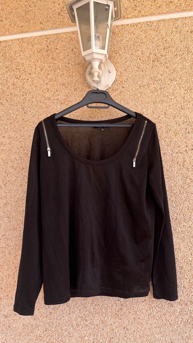 Camiseta negra MORGAN XL