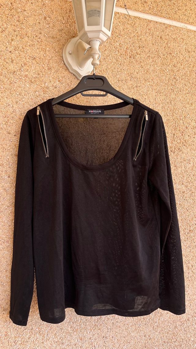 Camiseta negra MORGAN XL