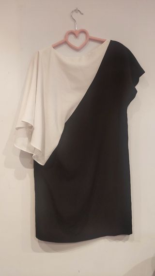 Vestido Zara bicolor