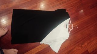 Vestido Zara bicolor