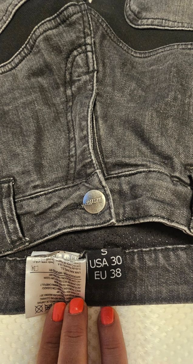 Pantalones moto vaqueros - Talla 38