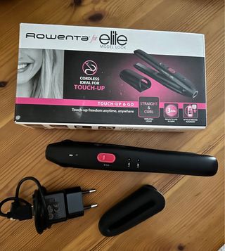 Plancha de Pelo Mini Rowenta Touch Up & Go 