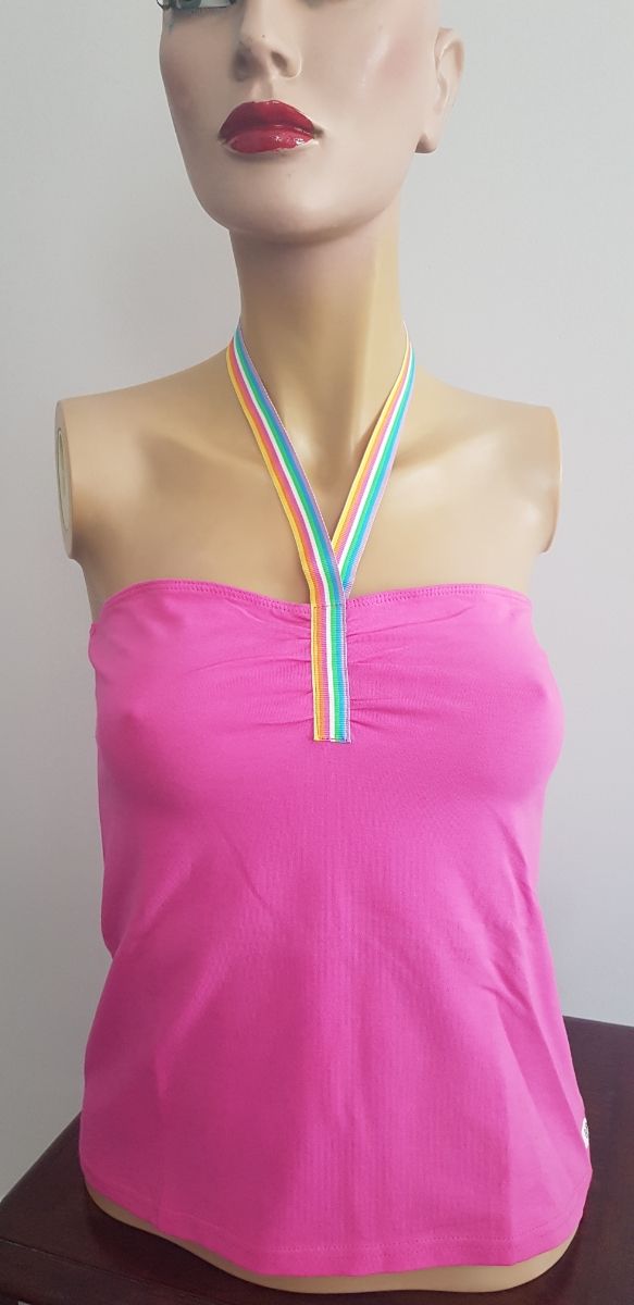 Top Pepe Jeans rosa - palabra de honor