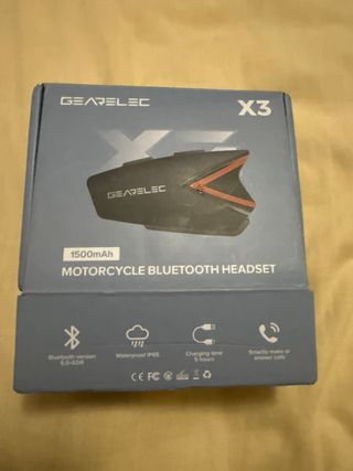 Cascos Bluetooth moto Gearelec X3