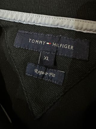 Polo Tommy Hilfiger Bordado Negro