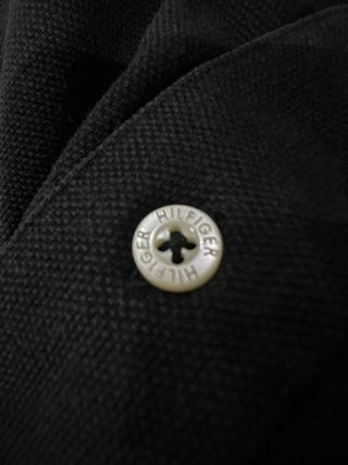 Polo Tommy Hilfiger Bordado Negro