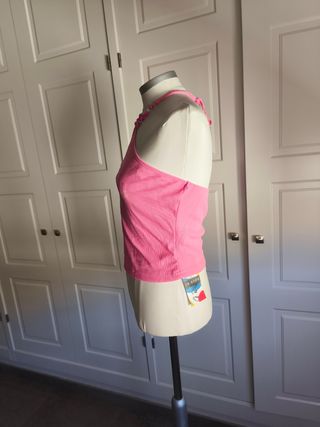 Top corto Friends rosa