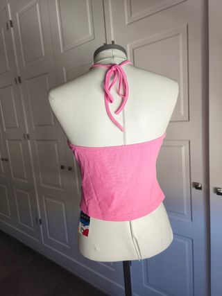 Top corto Friends rosa