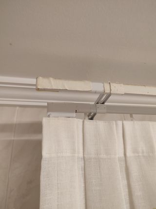 Cortinas y Riel - Verde y Blanco