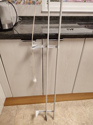 Cortinas y Riel - Verde y Blanco