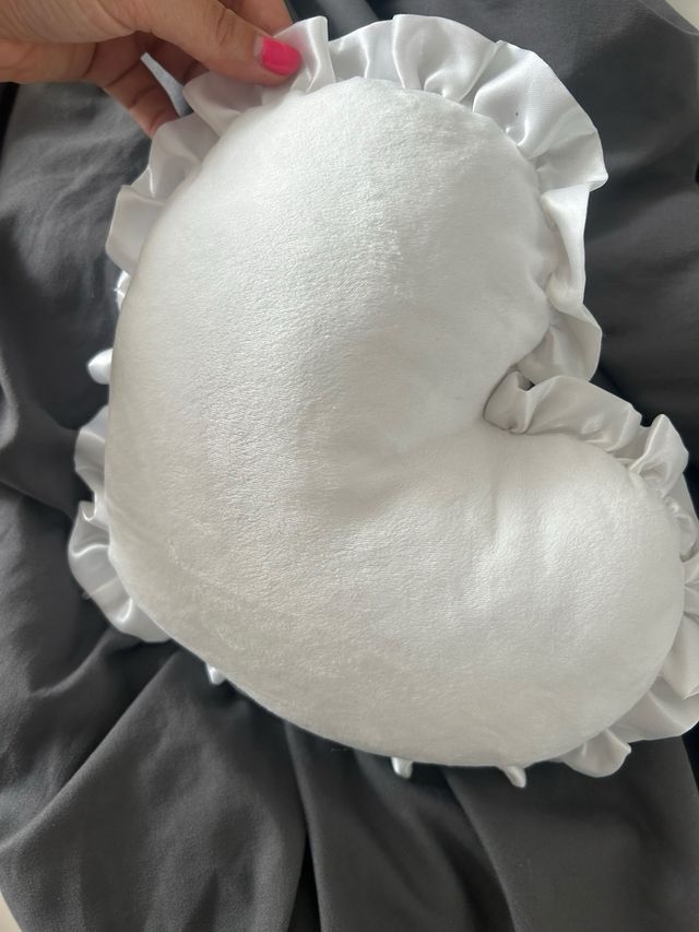 Cojín corazón Mickey Minnie boda