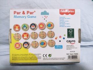 Juego Memoria Fisher-Price Par & Par