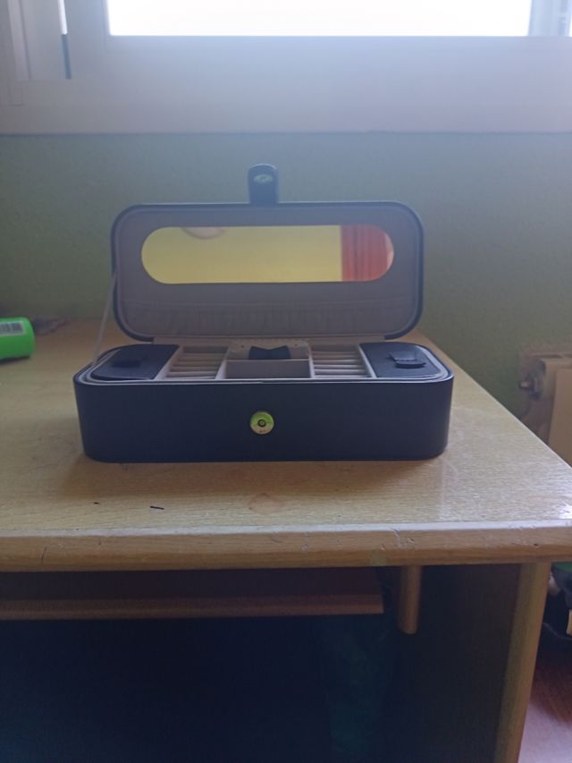 Joyero viaje anillos - Gris oscuro