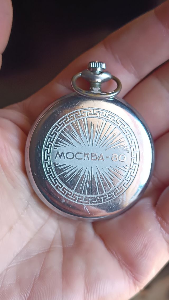 Reloj Bolsillo Molniya Moscú '80