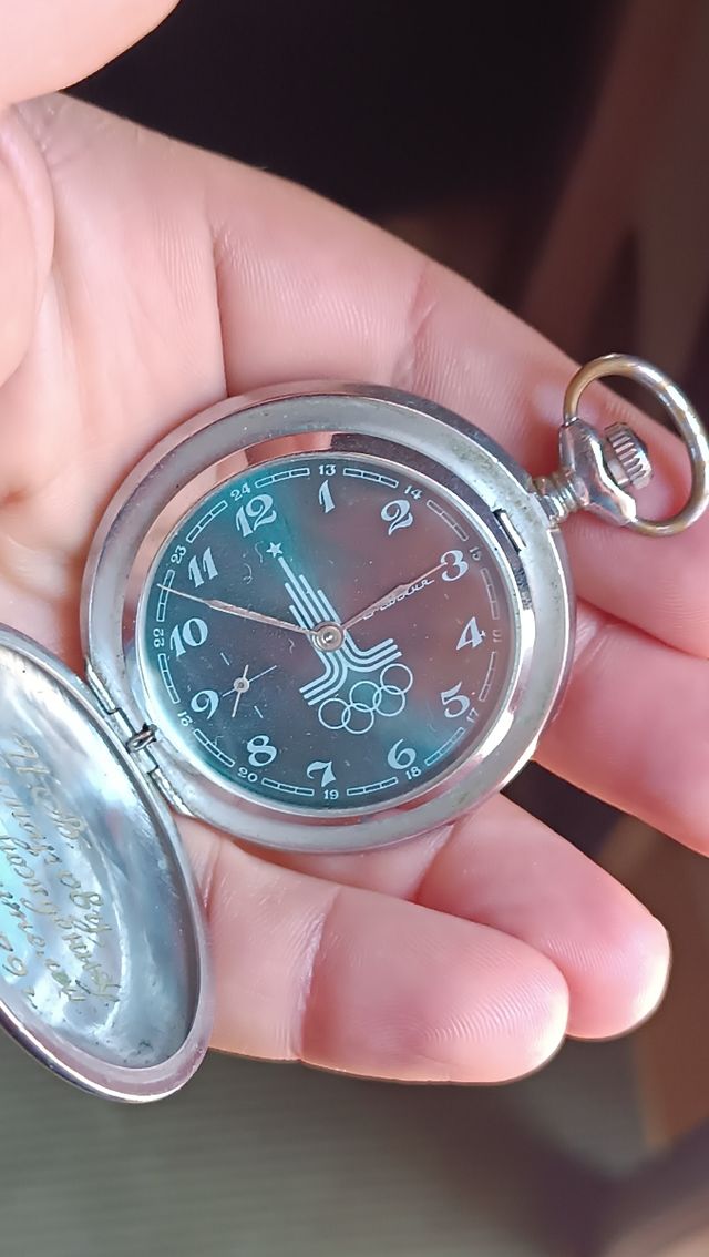 Reloj Bolsillo Molniya Moscú '80