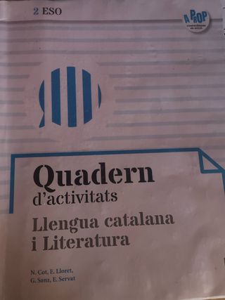 Quadern d'activitats. Llengua catalana i Litera...