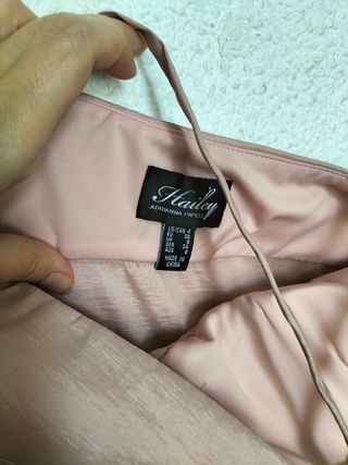 Vestido fiesta rosa - Talla S