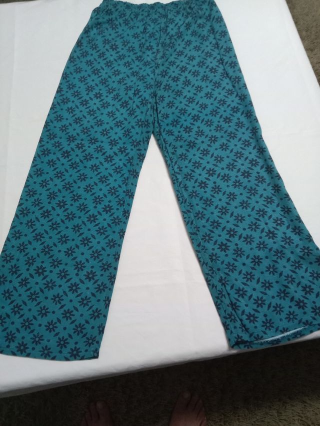 Pantalones Zara - Azul Teal