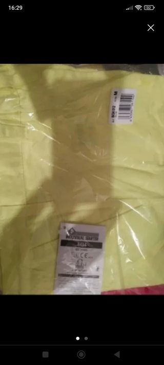 Bermuda alta visibilidad Starter amarilla