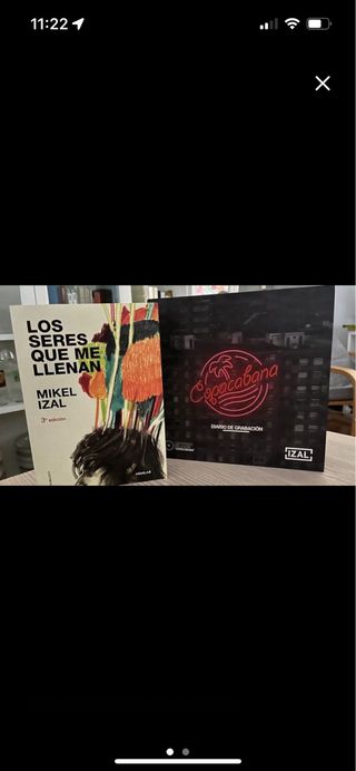 IZAL Copacabana CD + Libro
Los seres que me llenan