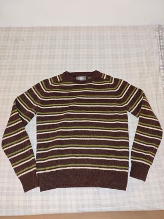 Jersey rayas marrón-verde