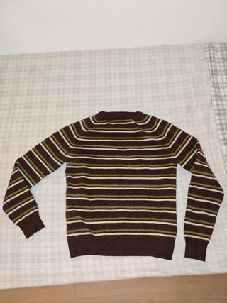 Jersey rayas marrón-verde