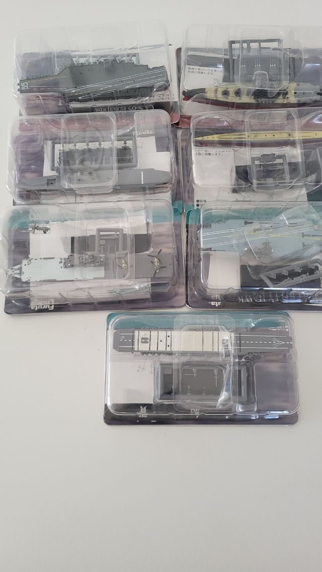 6 Maquetas Navales FURUTA. Batalla.