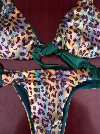 Bikini leopardo | Baño niña
