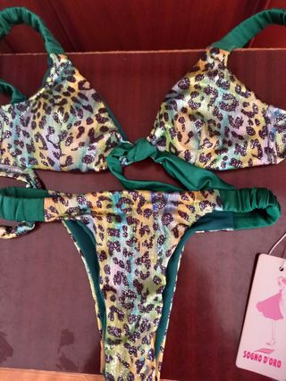 Bikini leopardo | Baño niña