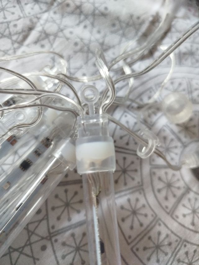 Luces LED blancas y azules - 8 barras