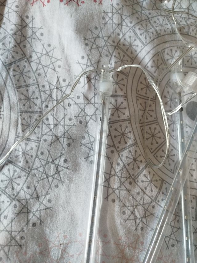 Luces LED blancas y azules - 8 barras