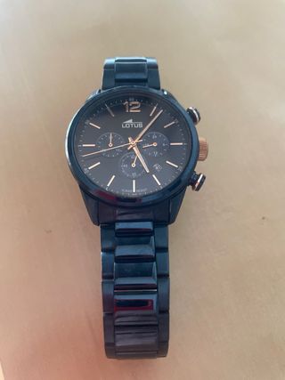 Reloj Lotus Hombre - Cronógrafo Negro