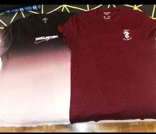 2 Camisetas M Bershka Hollister